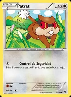 Patrat card in Spanish