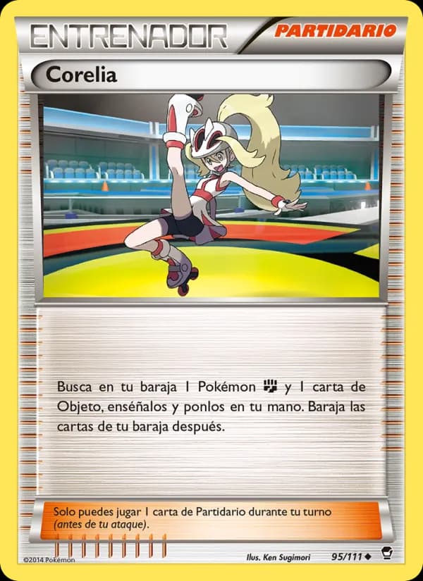 Corelia card in Spanish