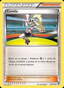 Corelia card in Spanish