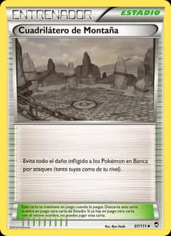 Cuadrilátero de Montaña card in Spanish