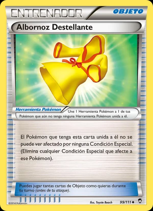 Albornoz Destellante card in Spanish