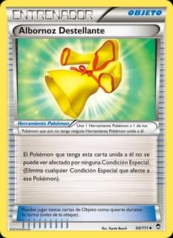 Albornoz Destellante card in Spanish