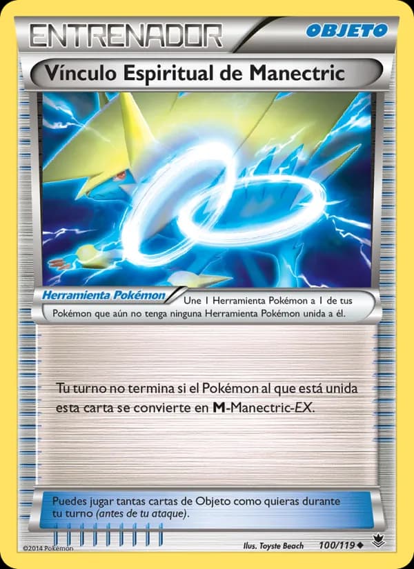 Vínculo Espiritual de Manectric card in Spanish
