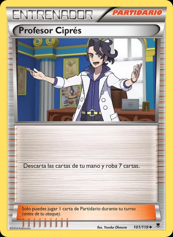 Profesor Ciprés card in Spanish