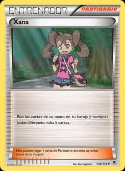 Xana card in Spanish