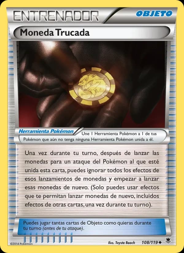 Moneda Trucada card in Spanish