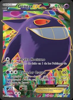 Gengar EX card in Spanish