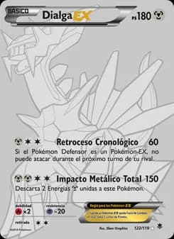 Dialga EX card in Spanish