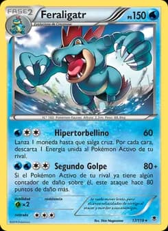 Feraligatr card in Spanish