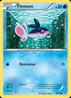 Finneon card in Spanish