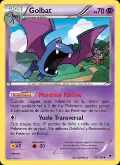 Golbat card in Spanish