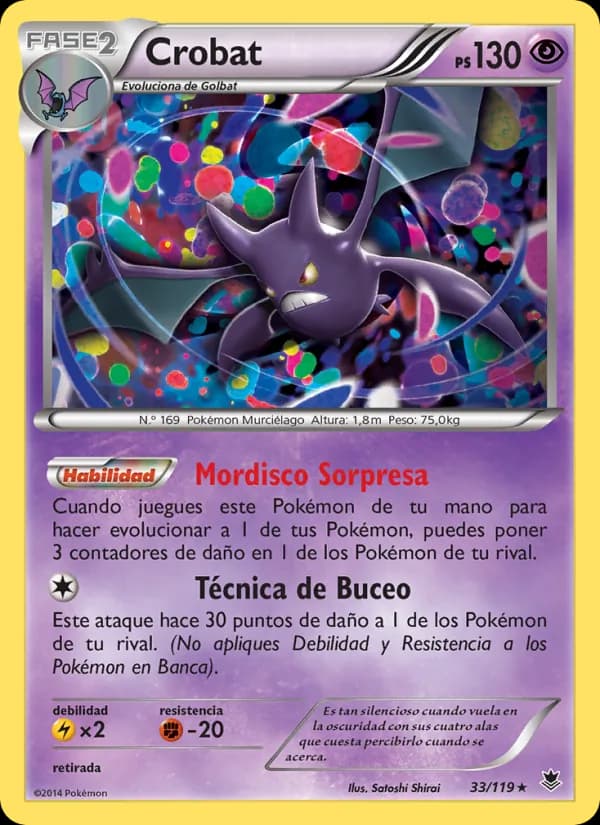 Crobat card in Spanish
