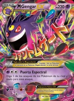 M-Gengar EX card in Spanish