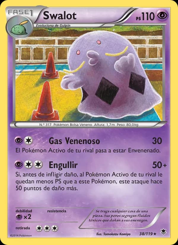Swalot card in Spanish