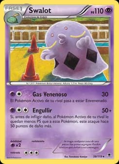 Swalot card in Spanish