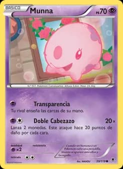 Munna card in Spanish