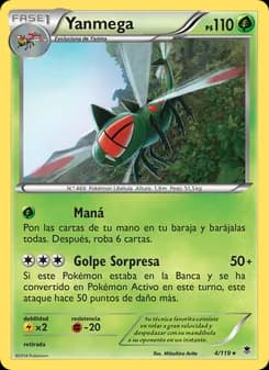 Yanmega card in Spanish