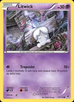 Litwick card in Spanish