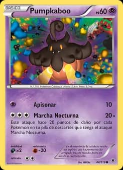 Pumpkaboo card in Spanish