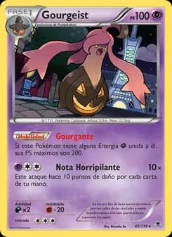 Gourgeist card in Spanish