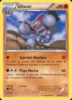 Gliscor card in Spanish