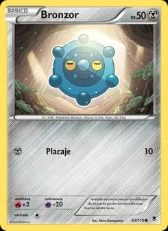 Bronzor card in Spanish