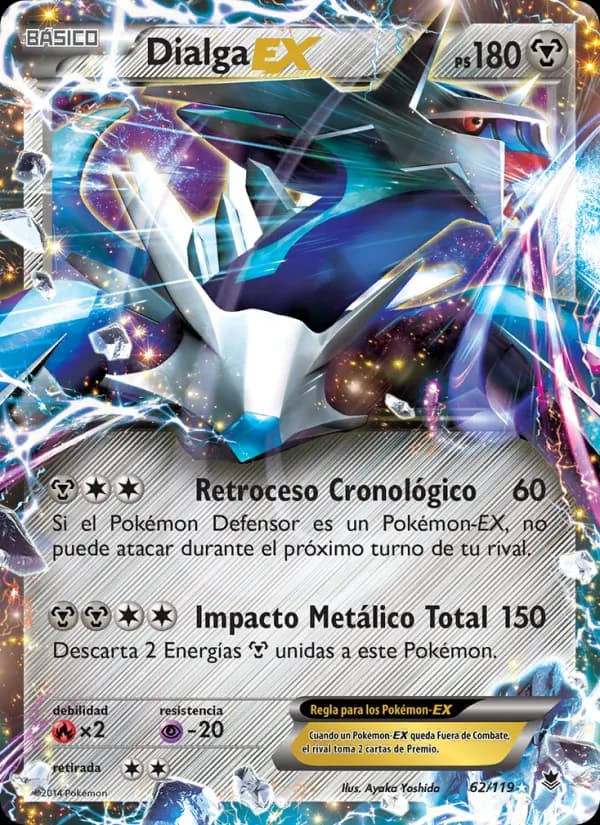 Dialga EX card in Spanish