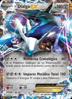Dialga EX card in Spanish