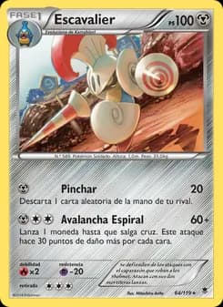 Escavalier card in Spanish
