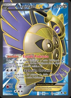 Aegislash EX card in Spanish