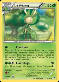 Leavanny card in Spanish