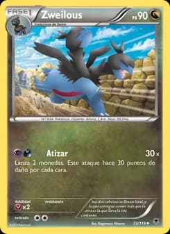Zweilous card in Spanish