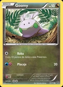 Goomy card in Spanish