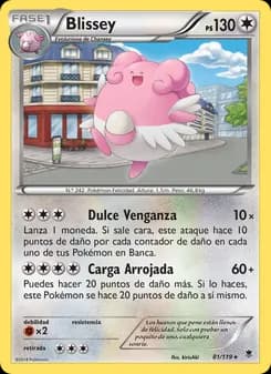 Blissey card in Spanish