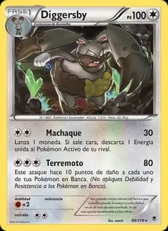 Diggersby card in Spanish