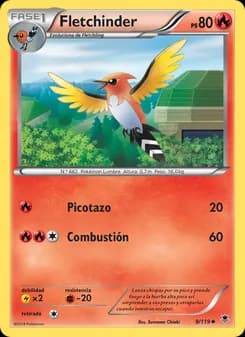 Fletchinder card in Spanish