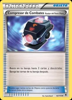 Compresor de Combates Equipo del Team Flare card in Spanish