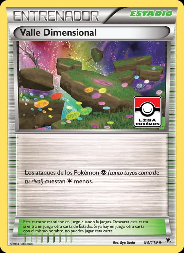 Valle Dimensional card in Spanish