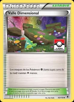 Valle Dimensional card in Spanish