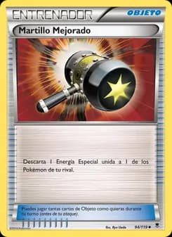 Martillo Mejorado card in Spanish