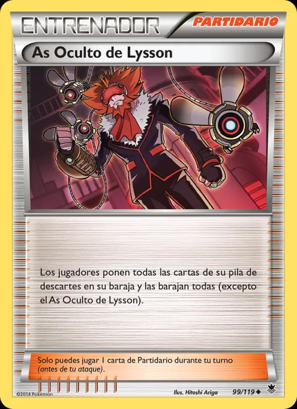 As Oculto de Lysson card in Spanish