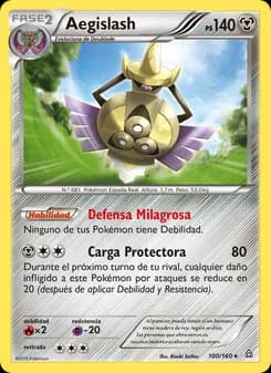 Aegislash card in Spanish