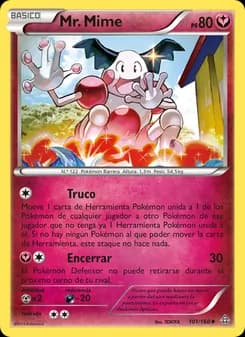 Mr. Mime card in Spanish