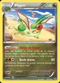 Flygon card in Spanish