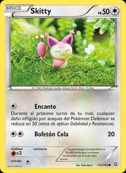 Skitty card in Spanish