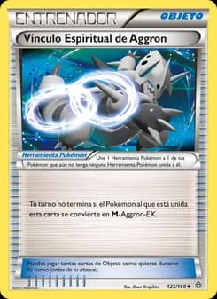 Vínculo Espiritual de Aggron card in Spanish