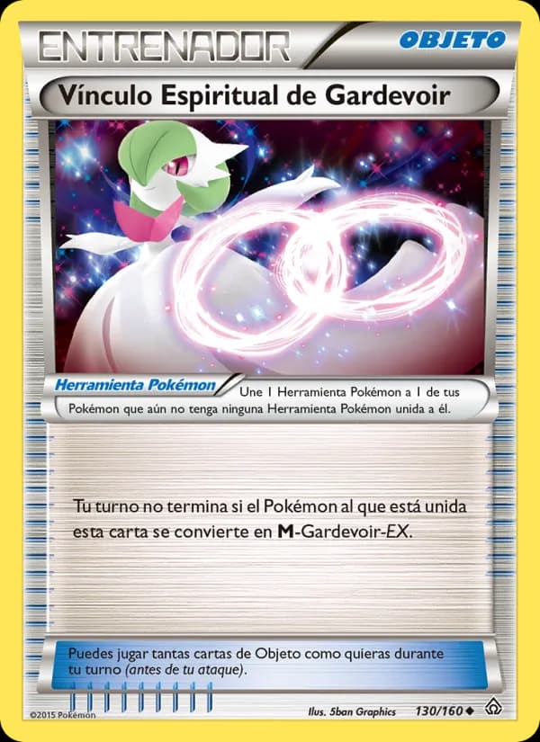 Vínculo Espiritual de Gardevoir card in Spanish