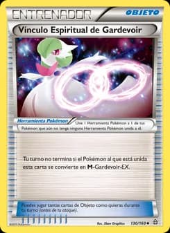 Vínculo Espiritual de Gardevoir card in Spanish