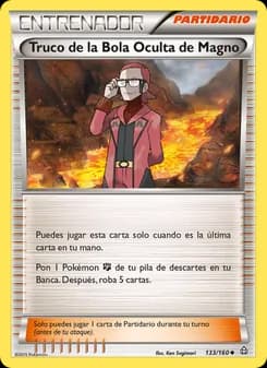 Truco de la Bola Oculta de Magno card in Spanish