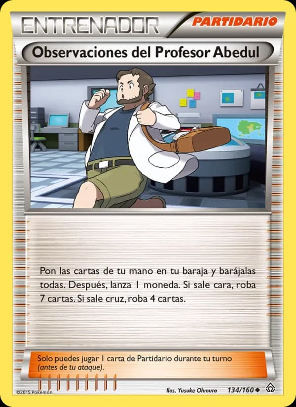 Observaciones del Profesor Abedul card in Spanish